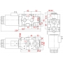 ELEKTROZAWÓR 6/2 DZIELNIK 90L 12V 3 SEKCJA TURA
